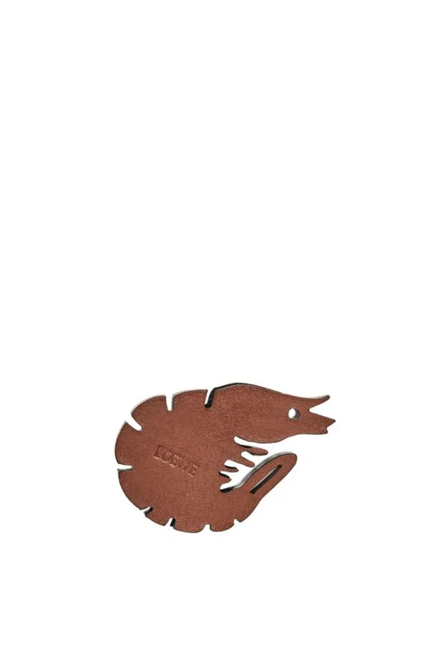 Loewe Shrimp Dice In Classic Calfskin Redtan Men Other Accessories