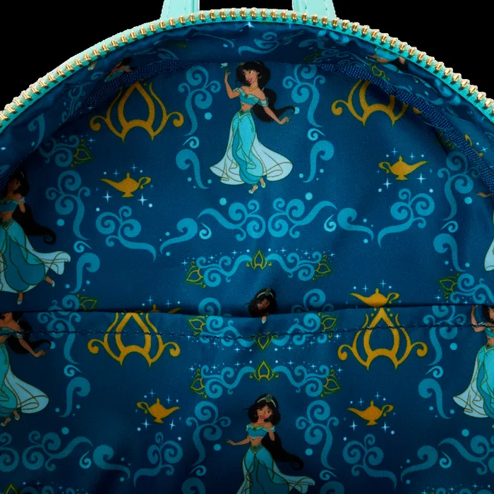 Loungefly Backpacks Unisex Aladdin Jasmine Princess Series Lenticular Mini Backpack Loungefly Backpacks Unisex Aladdin Jasmine Princess Series Lenticular Mini Backpack