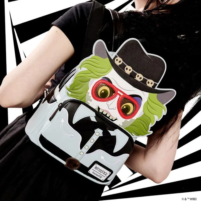 Loungefly Backpacks Unisex Beetlejuice Exclusive Western Cosplay Mini Backpack