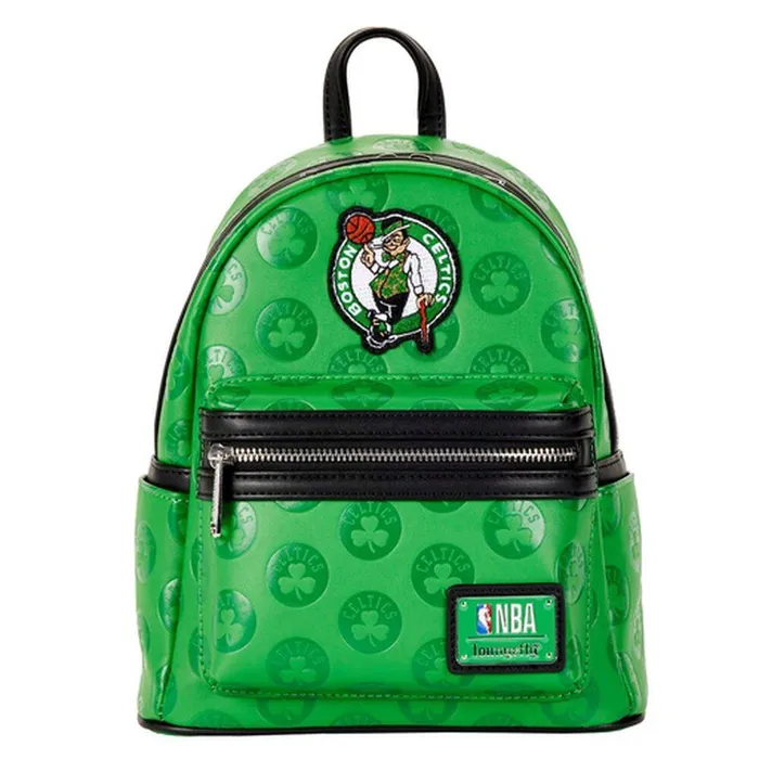Loungefly Backpacks Unisex NBA Boston Celtics Logo Mini Backpack