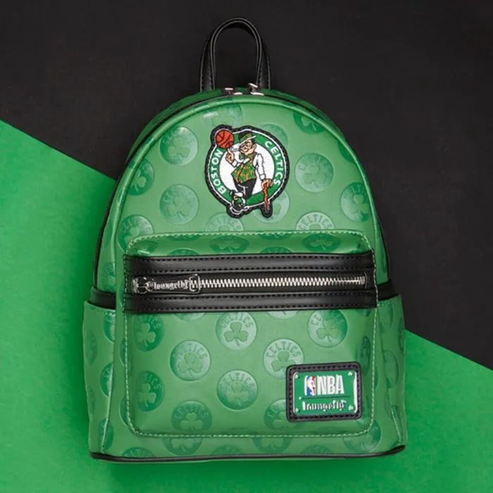 Loungefly Backpacks Unisex NBA Boston Celtics Logo Mini Backpack