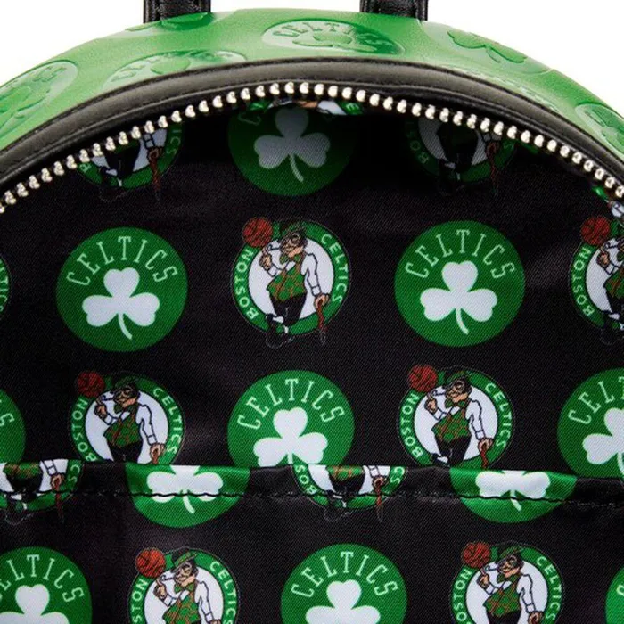 Loungefly Backpacks Unisex NBA Boston Celtics Logo Mini Backpack