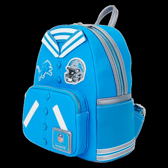 Loungefly Backpacks Unisex NFL Detroit Lions Varsity Mini Backpack