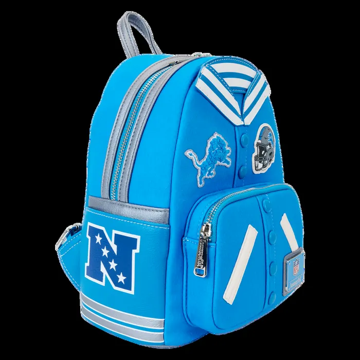 Loungefly Backpacks Unisex NFL Detroit Lions Varsity Mini Backpack