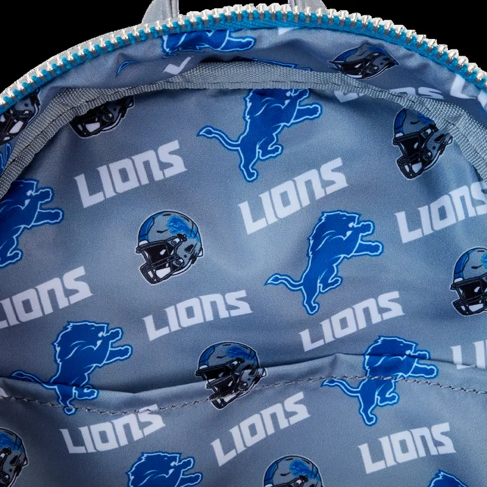 Loungefly Backpacks Unisex NFL Detroit Lions Varsity Mini Backpack