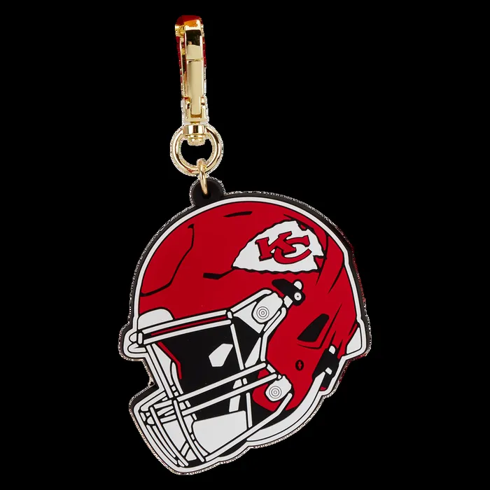 Loungefly Backpacks Unisex NFL Kansas City Chiefs Clear Convertible Backpack and Tote Bag