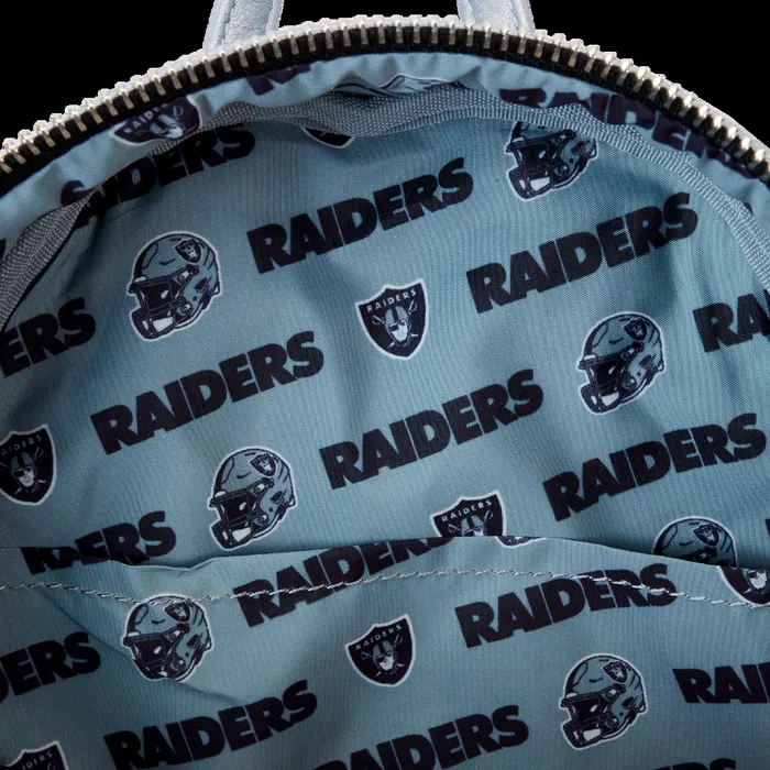 Loungefly Backpacks Unisex NFL Las Vegas Raiders Varsity Mini Backpack