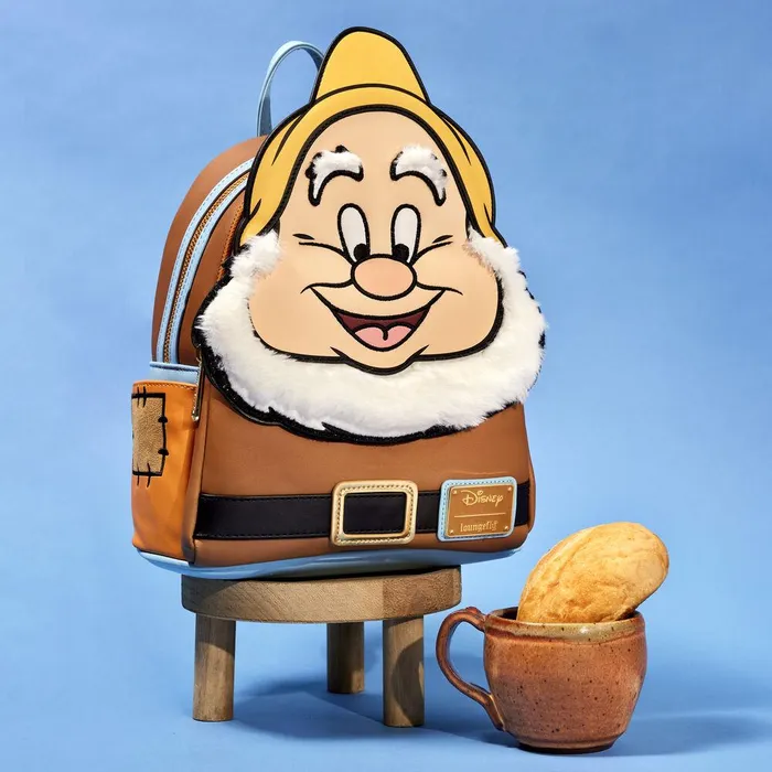 Loungefly Backpacks Unisex Snow White And The Seven Dwarfs Exclusive Happy Mini Backpack Loungefly Backpacks Unisex Snow White And The Seven Dwarfs Exclusive Happy Mini Backpack