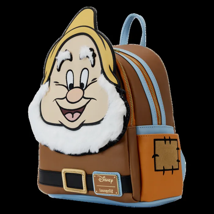 Loungefly Backpacks Unisex Snow White And The Seven Dwarfs Exclusive Happy Mini Backpack Loungefly Backpacks Unisex Snow White And The Seven Dwarfs Exclusive Happy Mini Backpack
