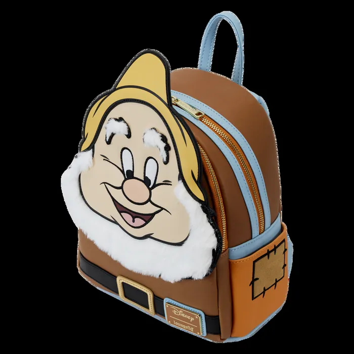 Loungefly Backpacks Unisex Snow White And The Seven Dwarfs Exclusive Happy Mini Backpack Loungefly Backpacks Unisex Snow White And The Seven Dwarfs Exclusive Happy Mini Backpack