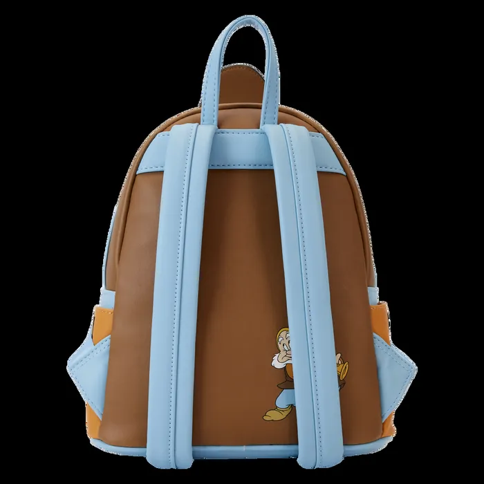 Loungefly Backpacks Unisex Snow White And The Seven Dwarfs Exclusive Happy Mini Backpack Loungefly Backpacks Unisex Snow White And The Seven Dwarfs Exclusive Happy Mini Backpack