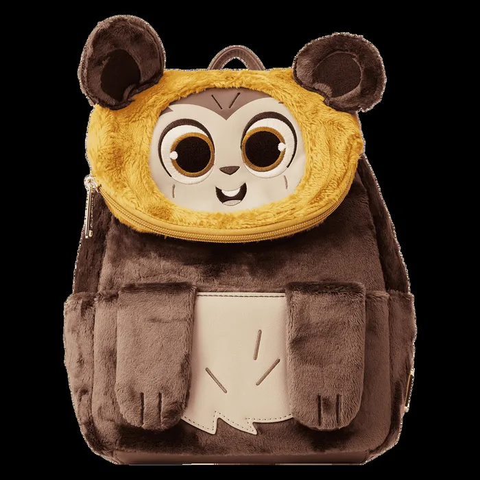 Loungefly Backpacks Unisex Star Wars Plush Wicket Mini Backpack