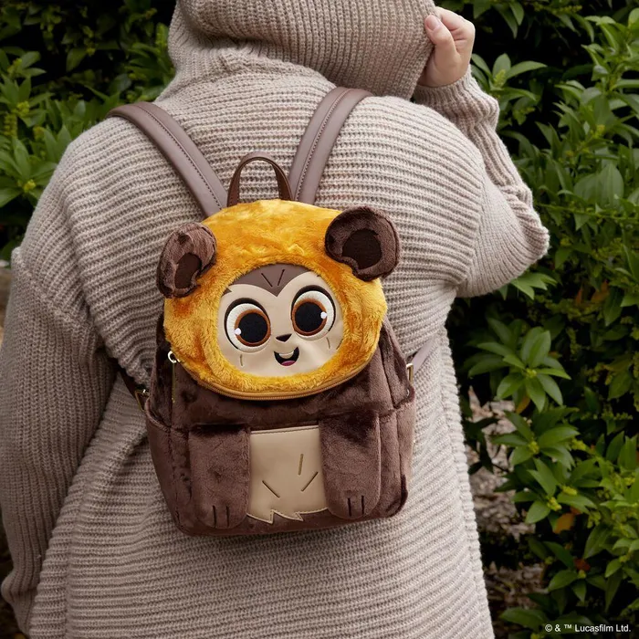Loungefly Backpacks Unisex Star Wars Plush Wicket Mini Backpack Loungefly Backpacks Unisex Star Wars Plush Wicket Mini Backpack