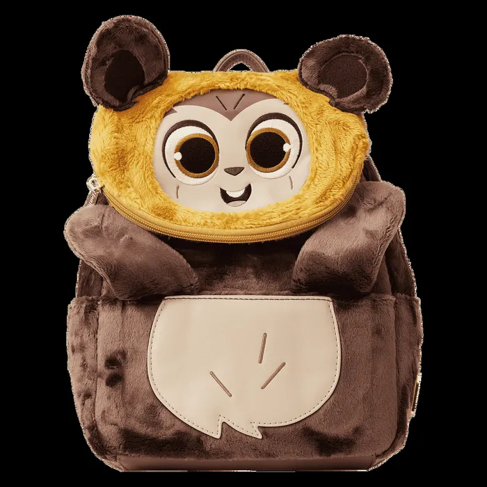 Loungefly Backpacks Unisex Star Wars Plush Wicket Mini Backpack Loungefly Backpacks Unisex Star Wars Plush Wicket Mini Backpack