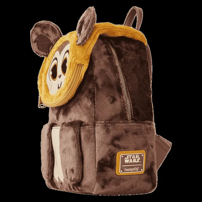 Loungefly Backpacks Unisex Star Wars Plush Wicket Mini Backpack Loungefly Backpacks Unisex Star Wars Plush Wicket Mini Backpack