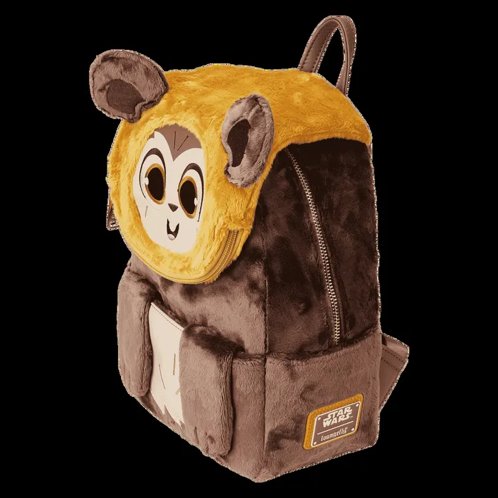 Loungefly Backpacks Unisex Star Wars Plush Wicket Mini Backpack Loungefly Backpacks Unisex Star Wars Plush Wicket Mini Backpack
