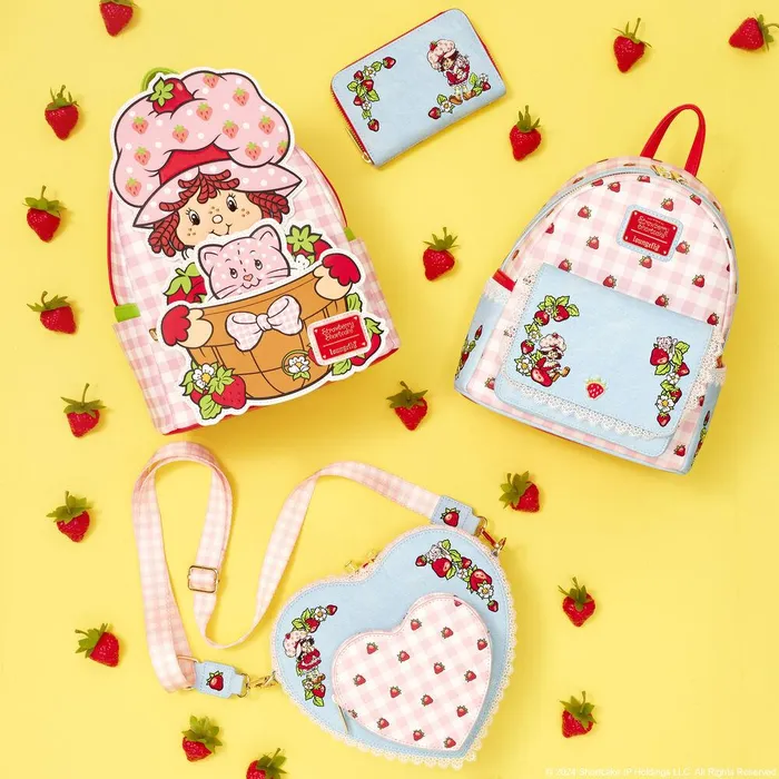 Loungefly Backpacks Unisex Strawberry Shortcake Exclusive Custard Surprise Cosplay Mini Backpack Loungefly Backpacks Unisex Strawberry Shortcake Exclusive Custard Surprise Cosplay Mini Backpack