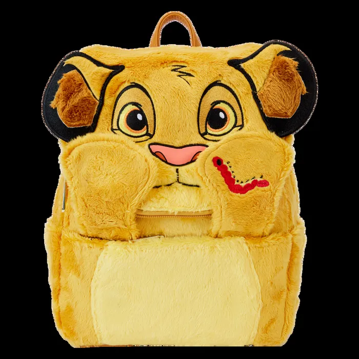 Loungefly Backpacks Unisex The Lion King Exclusive 30th Anniversary Simba Plush Cosplay Mini Backpack Loungefly Backpacks Unisex The Lion King Exclusive 30th Anniversary Simba Plush Cosplay Mini Backpack