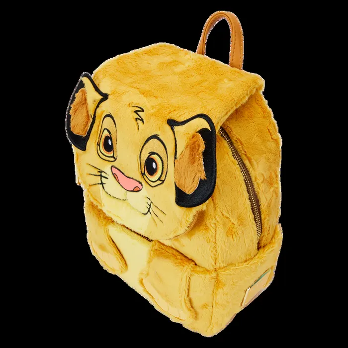 Loungefly Backpacks Unisex The Lion King Exclusive 30th Anniversary Simba Plush Cosplay Mini Backpack Loungefly Backpacks Unisex The Lion King Exclusive 30th Anniversary Simba Plush Cosplay Mini Backpack