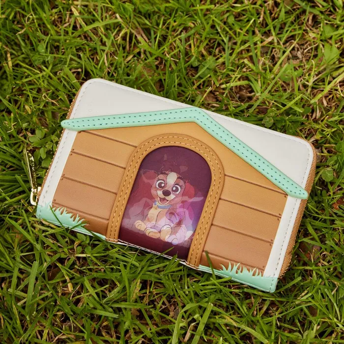 Loungefly Bags and Wallets Unisex I Heart Disney Dogs Doghouse Triple Lenticular Zip Around Wallet Loungefly Bags and Wallets Unisex I Heart Disney Dogs Doghouse Triple Lenticular Zip Around Wallet