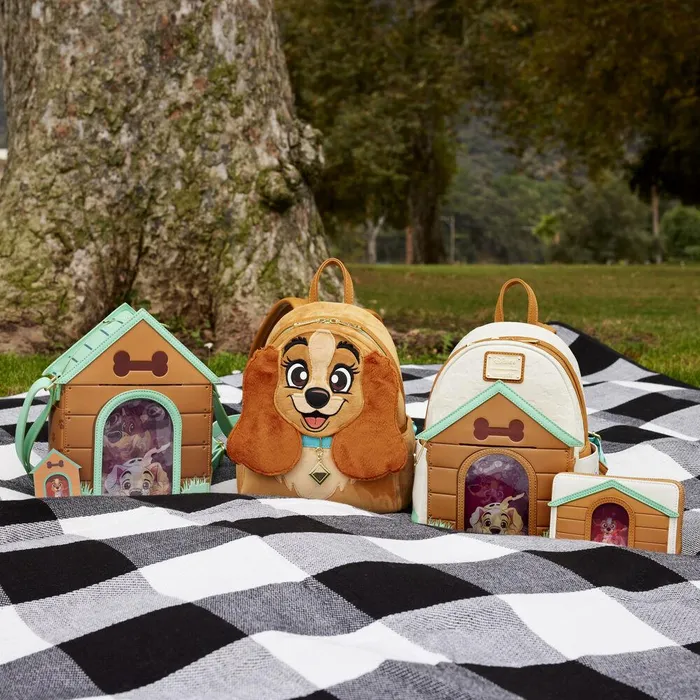 Loungefly Bags and Wallets Unisex I Heart Disney Dogs Doghouse Triple Lenticular Zip Around Wallet Loungefly Bags and Wallets Unisex I Heart Disney Dogs Doghouse Triple Lenticular Zip Around Wallet
