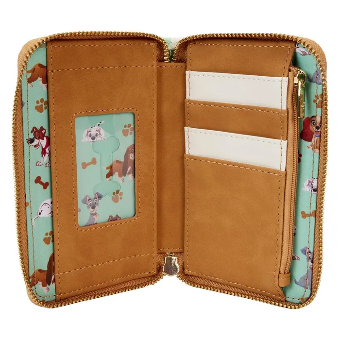 Loungefly Bags and Wallets Unisex I Heart Disney Dogs Doghouse Triple Lenticular Zip Around Wallet Loungefly Bags and Wallets Unisex I Heart Disney Dogs Doghouse Triple Lenticular Zip Around Wallet