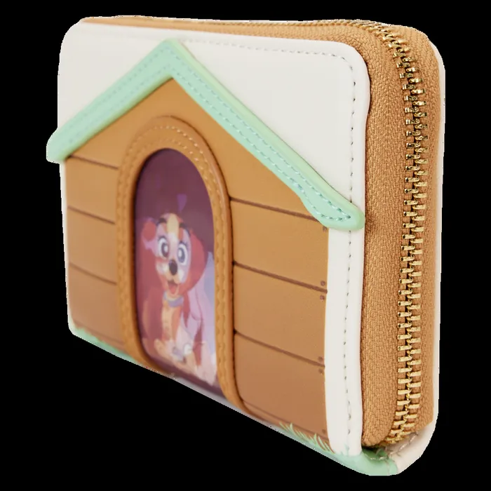 Loungefly Bags and Wallets Unisex I Heart Disney Dogs Doghouse Triple Lenticular Zip Around Wallet Loungefly Bags and Wallets Unisex I Heart Disney Dogs Doghouse Triple Lenticular Zip Around Wallet