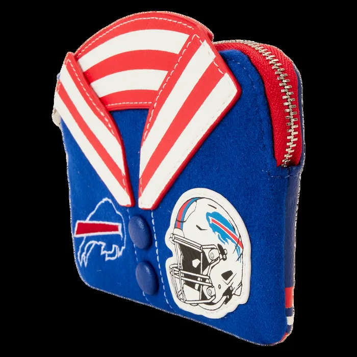 Loungefly Bags and Wallets Unisex NFL Buffalo Bills Varsity Wristlet Wallet