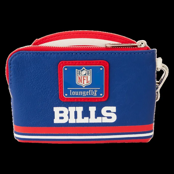 Loungefly Bags and Wallets Unisex NFL Buffalo Bills Varsity Wristlet Wallet