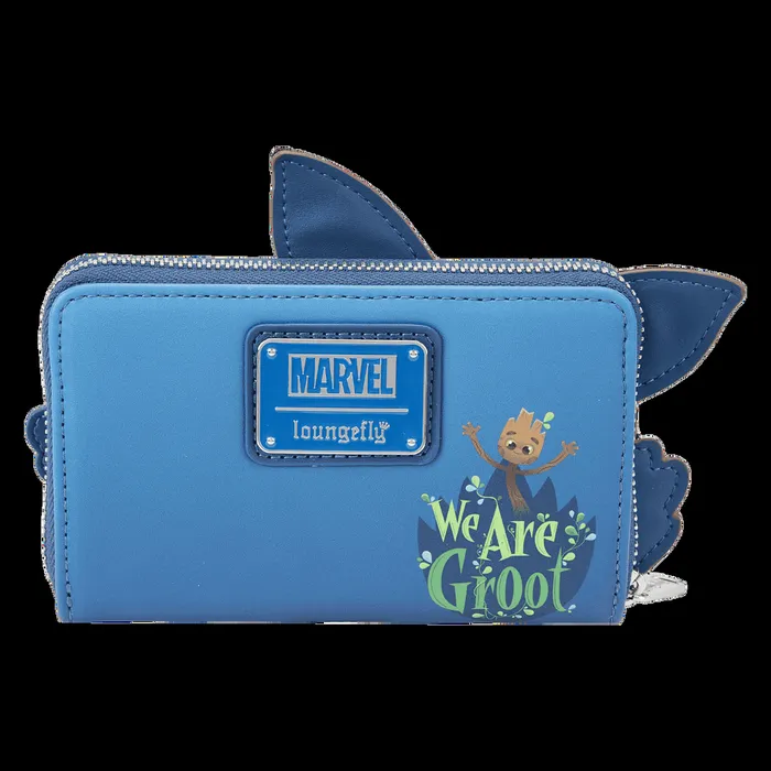 Loungefly Bags and Wallets Unisex SDCC Limited Edition Rocket And Groot Zip Around Wallet Loungefly Bags and Wallets Unisex SDCC Limited Edition Rocket And Groot Zip Around Wallet
