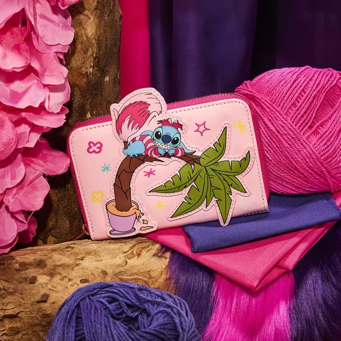 Loungefly Bags and Wallets Unisex Stitch In Cheshire Cat Costume Exclusive Zip Around Wallet