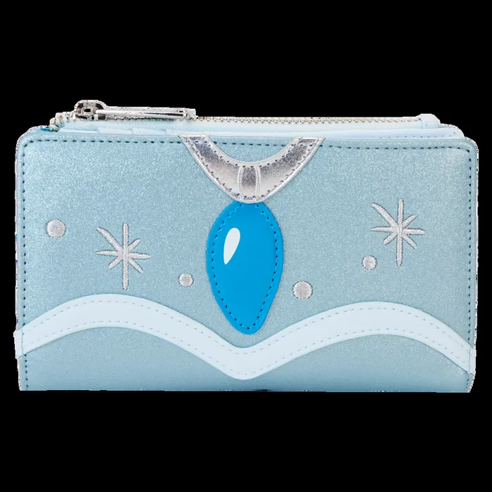 Loungefly Bags and Wallets Unisex The Princess And The Frog Tiana Blue Gown Glitter Cosplay Flap Wallet Loungefly Bags and Wallets Unisex The Princess And The Frog Tiana Blue Gown Glitter Cosplay Flap Wallet