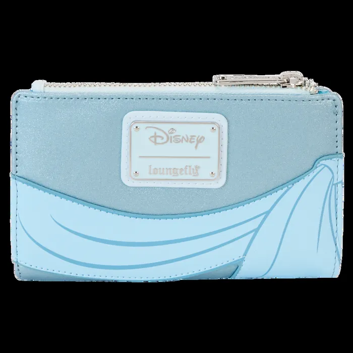 Loungefly Bags and Wallets Unisex The Princess And The Frog Tiana Blue Gown Glitter Cosplay Flap Wallet