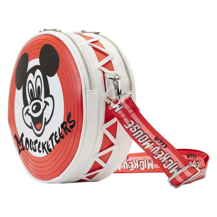 Loungefly Crossbody Bags Unisex Disney100 Mickey Mouseketeers Crossbody Bag With Ear Holder