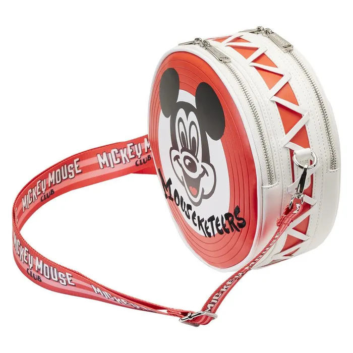 Loungefly Crossbody Bags Unisex Disney100 Mickey Mouseketeers Crossbody Bag With Ear Holder