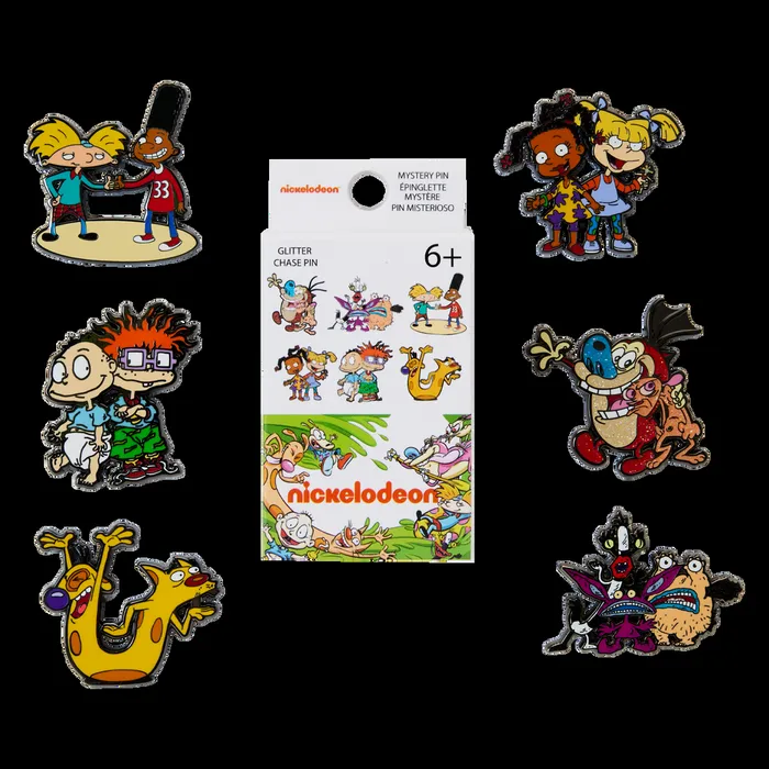 Loungefly Enamel Pins Unisex Nickelodeon Character Mystery Box Pin