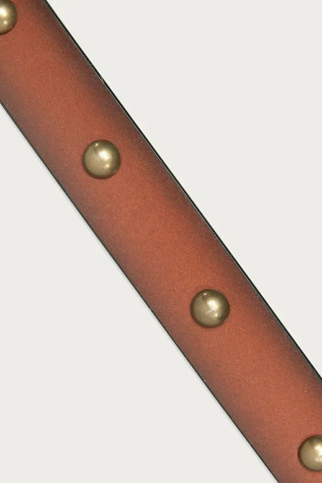 Lucky Brand Belts Dome Studded Leather Belt Medium Brown 8211 Women Lucky Brand Belts Dome Studded Leather Belt Medium Brown 8211 Women