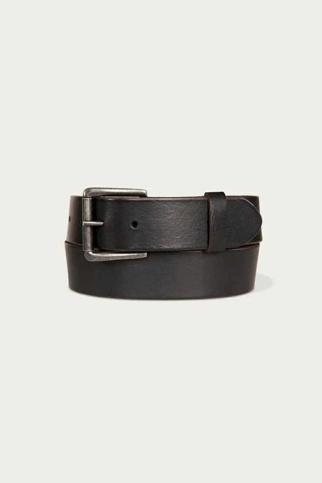 Lucky Brand Belts Leather Jean Belt With Roller Buckle And Rivets Black 8211 Men