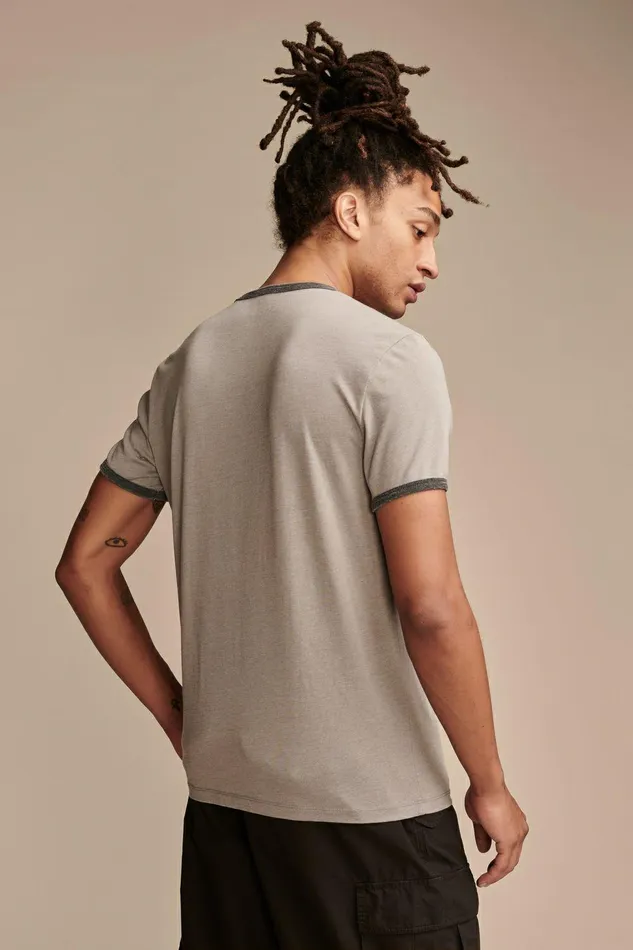 Lucky Brand Graphic Tees Jeep Sunset Frost Grey 8211 Men