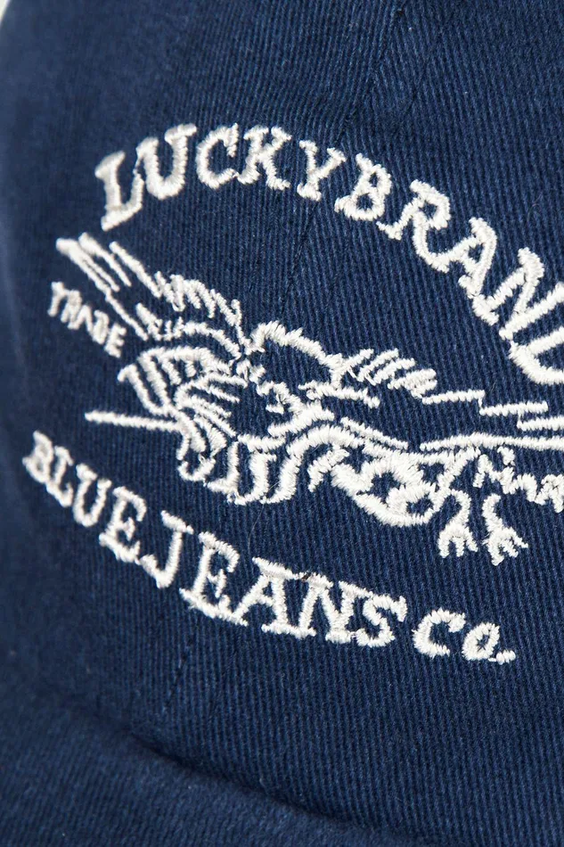 Lucky Brand Hats Lucky Blue Jeans Co Emb Dad Hat Dark Blue 8211 WomenMen