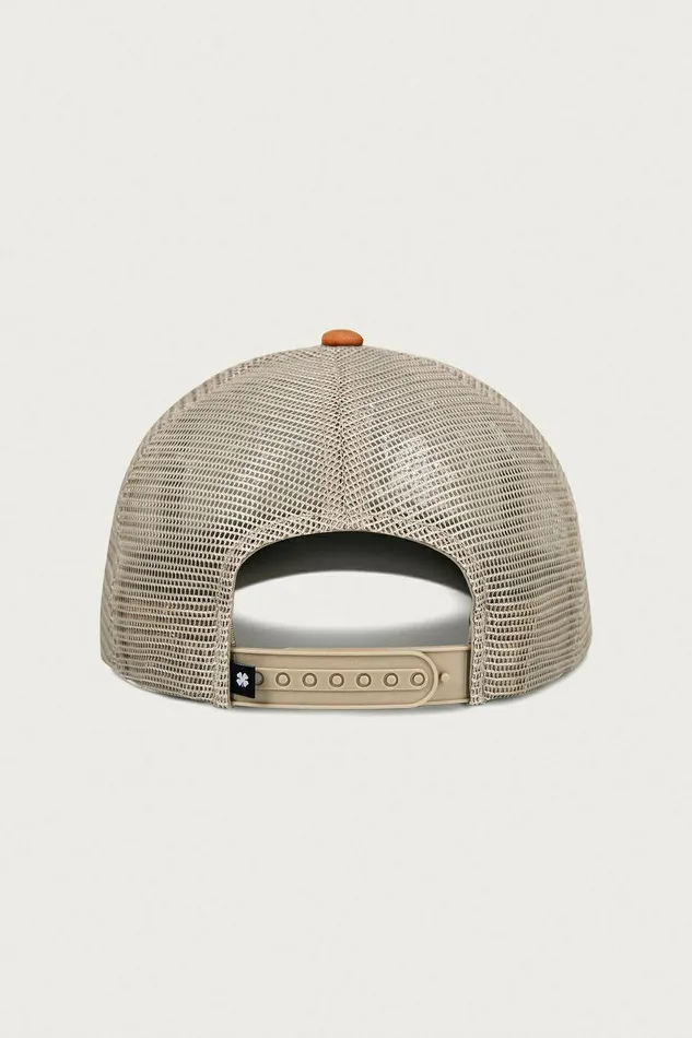 Lucky Brand Hats Luckys Burger Joint Trucker Medium Beige 8211 WomenMen