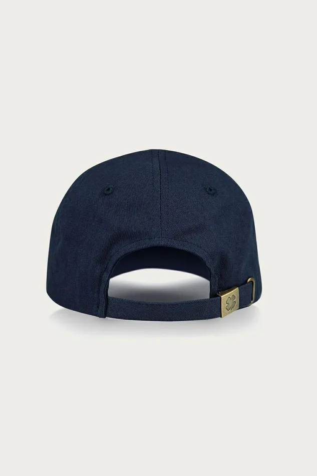 Lucky Brand Hats Oval Clover Patch Dad Hat Dark Blue 8211 WomenMen