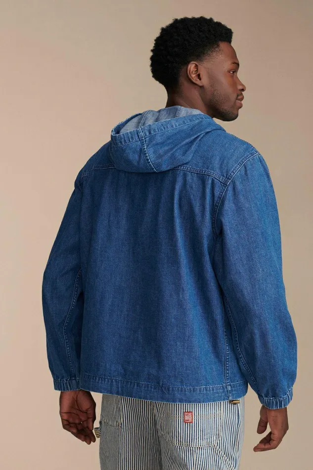Lucky Brand Jackets and Outerwear Denim Pop Over Jacket Stillwell 8211 Men