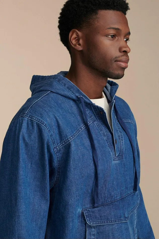 Lucky Brand Jackets and Outerwear Denim Pop Over Jacket Stillwell 8211 Men