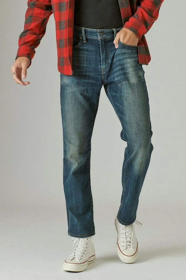 Lucky Brand Jeans 410 Athletic Straight Coolmax Stretch Jean Mcarthur 8211 Men