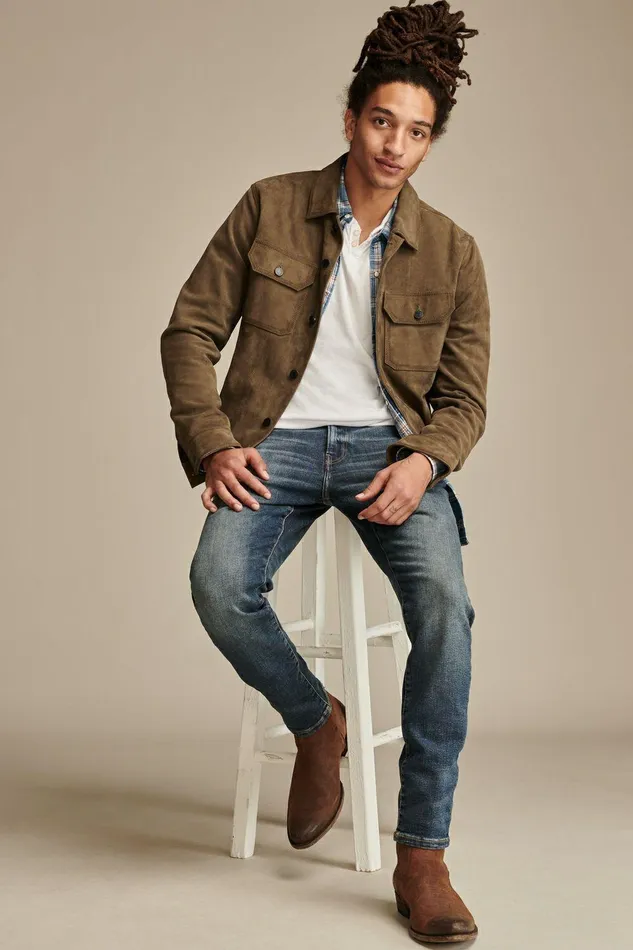 Lucky Brand Jeans 411 Athletic Taper Advanced Stretch Jean Kerrwood 8211 Men