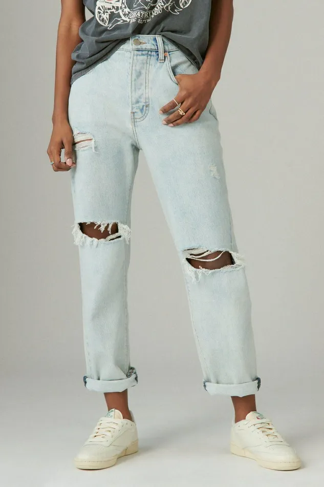 Lucky Brand Jeans 90s Loose Crop A List Dest 8211 Women