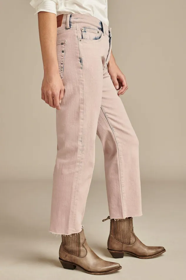 Lucky Brand Jeans 90s Loose Crop Better In Pink Wash 8211 Women