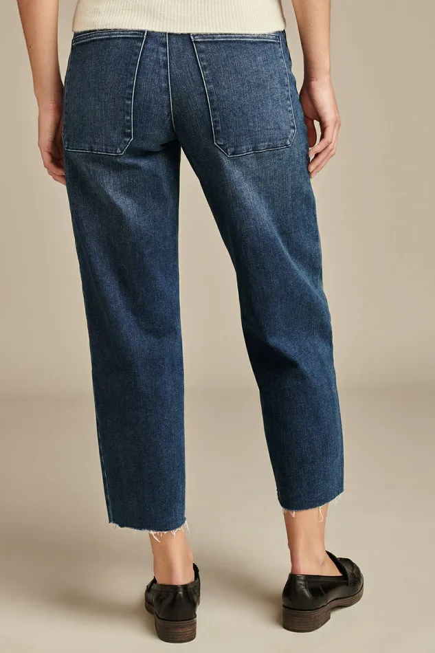 Lucky Brand Jeans Lucky Legend Crop Patch Pocket Wide Leg Trail Mix 8211 Women