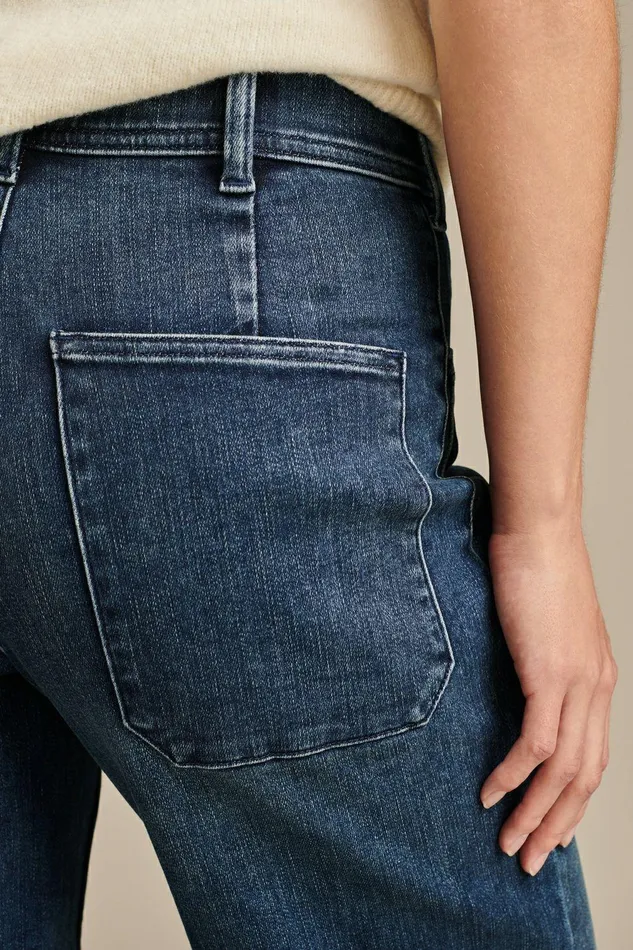 Lucky Brand Jeans Lucky Legend Crop Patch Pocket Wide Leg Trail Mix 8211 Women